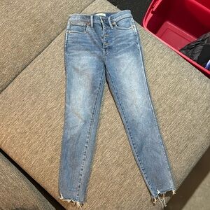 Madewell High Rise Skinny Jeans